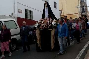 La Santa Cruz y la Virgen de la Paloma se encuentran en El Calero (Foto TA)
